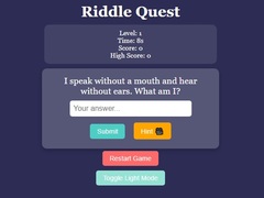 Mchezo Riddle Quest Brain Teaser