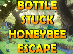 Mchezo Bottle Stuck Honeybee Escape