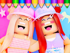 Mchezo Coloring Book: Roblox Bestie
