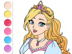 Mchezo Coloring Book: Princess Prom Dress