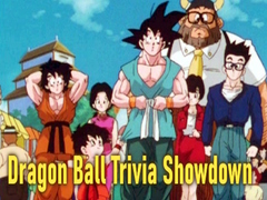 Mchezo Dragon Ball Trivia Showdown