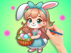 Mchezo Coloring Book: Easter Eggs DIY