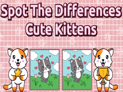 Mchezo Spot the Differences Cute Kittens