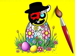 Mchezo Sprunki Easter Coloring