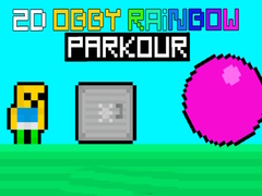 Mchezo 2D Obby Rainbow Parkour