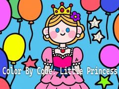 Mchezo Color By Code: Little Princess