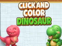 Mchezo Click And Colors Dinosaurs