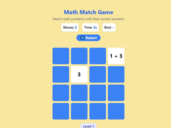 Mchezo Math Match Game