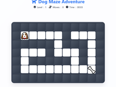 Mchezo Dog Maze Adventure