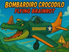 Mchezo Bombardiro Crocodilo Flying Brainrot