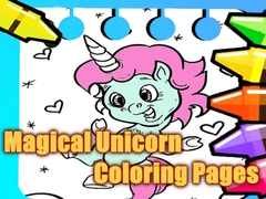 Mchezo Magical Unicorn Coloring Pages