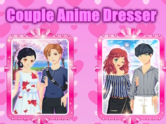 Mchezo Couple Anime Dresser