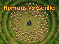 Mchezo Humans v/s Gorilla