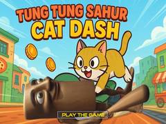 Mchezo Tung Tung Sahur Cat Dash