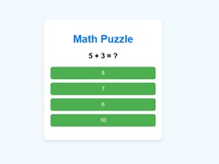 Mchezo Math Puzzle