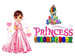 Mchezo Back To School Princess Coloring Book