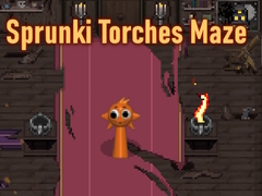 Mchezo Sprunki Torches Maze