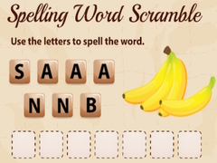 Mchezo Spelling Word Scramble
