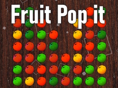 Mchezo Fruit Pop it