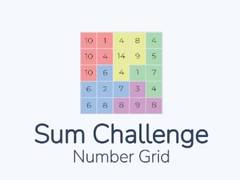 Mchezo Sum Challenge Number Grid