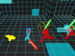 Mchezo Stickman Neon Sword Fighting