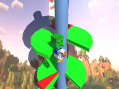 Mchezo Chicken Jockey Helix Jump