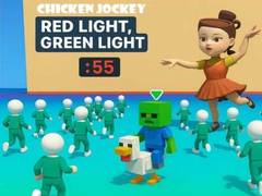 Mchezo Chicken Jockey: Red Light Green Light