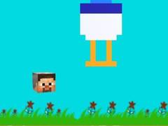 Mchezo Chicken Jockey Flappy Minecraft