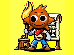 Mchezo Sprunki Torches Maze