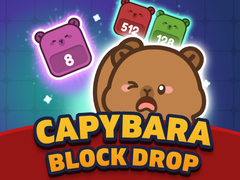 Mchezo Capybara Block Drop
