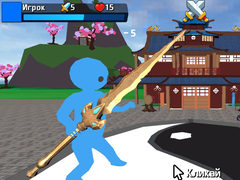 Mchezo Obby Stickman  On Swords