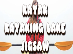 Mchezo Kayak Kayaking Lake Jigsaw