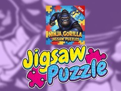 Mchezo Ninja Gorilla Jigsaw Puzzles