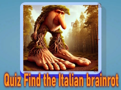 Mchezo Quiz Find the Italian brainrot 