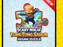Mchezo Scary Ninja Tung Tung Sahur Jigsaw Puzzle