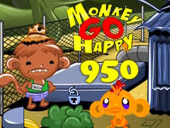 Mchezo Monkey Go Happy 950