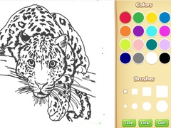 Mchezo Realistic Animals Coloring Book for Kids
