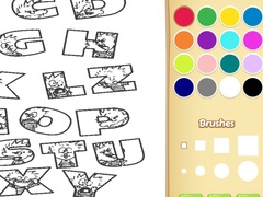 Mchezo Alphabet Animal Coloring Book for Kids