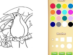 Mchezo Amazon Rainforest Coloring Book for Kids