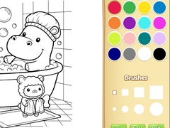 Mchezo Cozy Friends Coloring Book for Kids