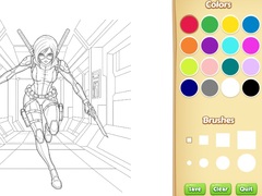 Mchezo Wicked Coloring Book for Kids