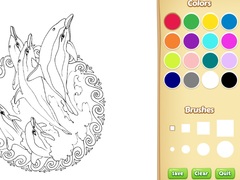 Mchezo Mandala Coloring Book For Adults