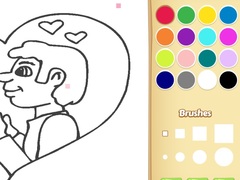 Mchezo Love Coloring Book For Kids
