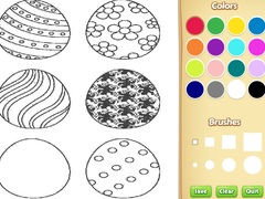 Mchezo Easter Eggs Coloring Book for Kids