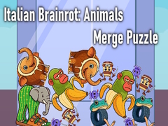Mchezo Italian Brainrot: Animals Merge Puzzle