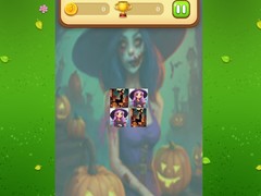Mchezo Halloween Witch Memory Match