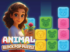 Mchezo Animal Block Pop Puzzle