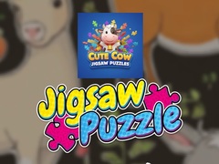 Mchezo Cute Cow Jigsaw Puzzles