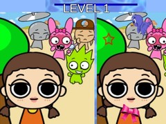 Mchezo Sprunki and Squid Game Difference