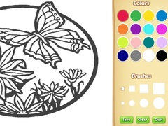 Mchezo Butterfly Coloring Book For Kids
